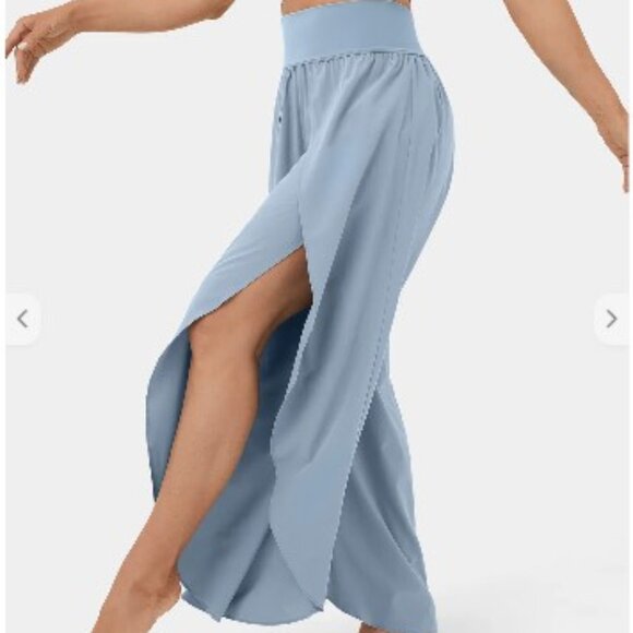 HALARA | Womens Split Leg Breezeful Pants Size XS - Sky Blue - Picture 2 of 4